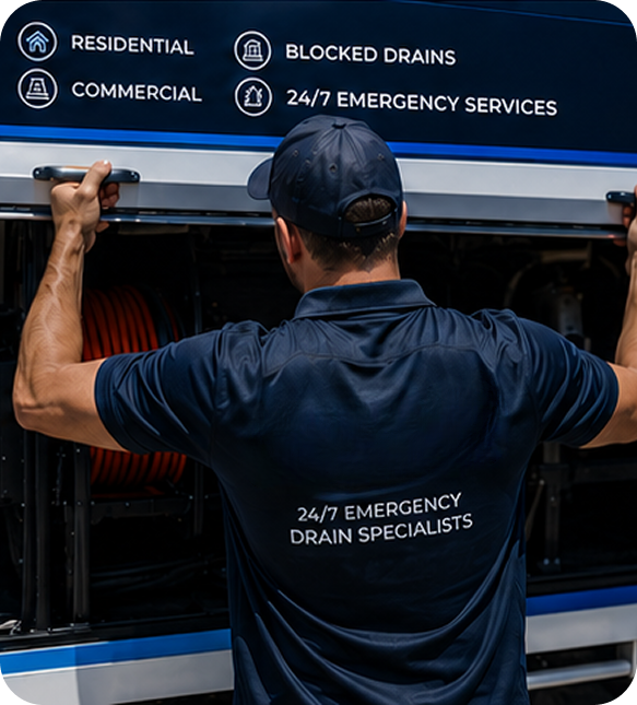 Licensed blocked drain plumber servicing a Strathfield home